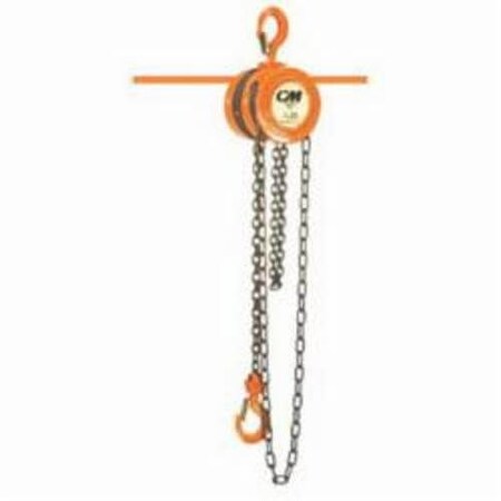 Cm Hand Chain Hoist, Double Reeved, Series 622, 5 Ton, 20 Ft Lifting Height, 2378 In Minimum 2234